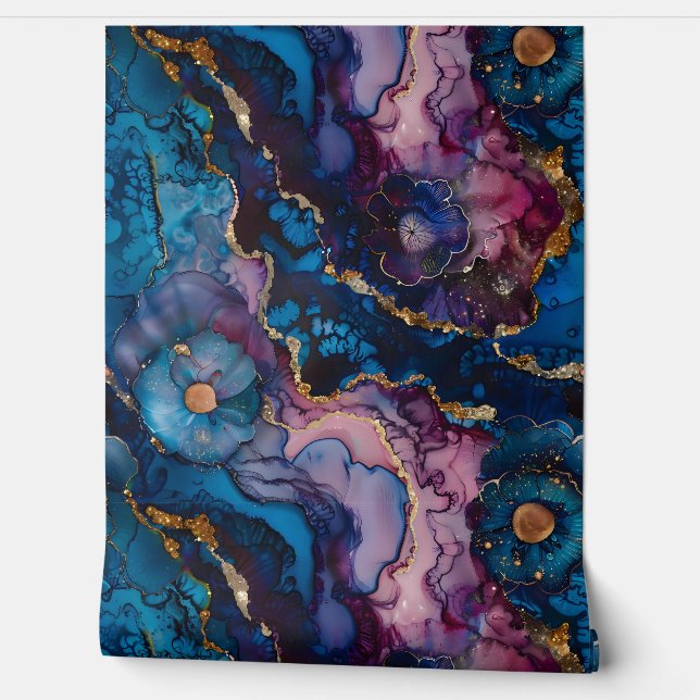 Blossom-Couture Botanical Tapete (Abrollen)