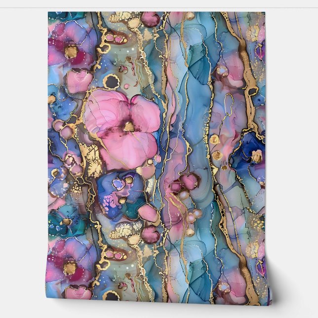 Blossom-Couture Botanical Tapete (Abrollen)