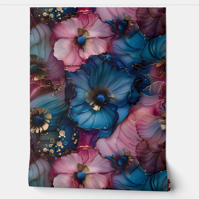 Blossom-Couture Botanical Tapete (Abrollen)