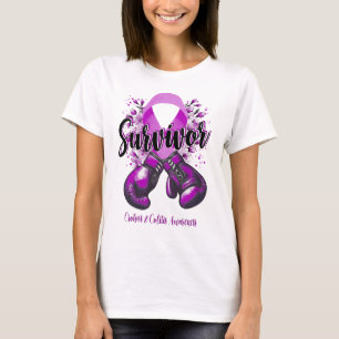Blossom Crohn s & Colitis Warrior Survivor T-Shirt
