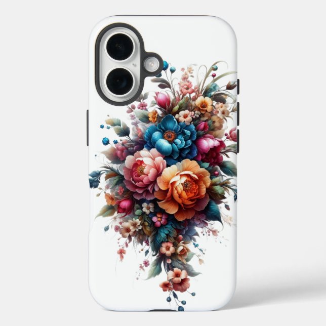 Blossom Elegance: Blumenhandy C Case-Mate iPhone Hülle (Rückseite)