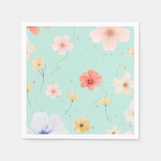 Blossom Elegance: Blumenpapier Napkins Serviette