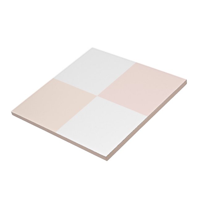 Blossom eleganter Lachs florale Fliesen Set Muster (Seite)