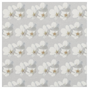 Blossom Fabric White Blossom Stoff Baumwolle oder 
