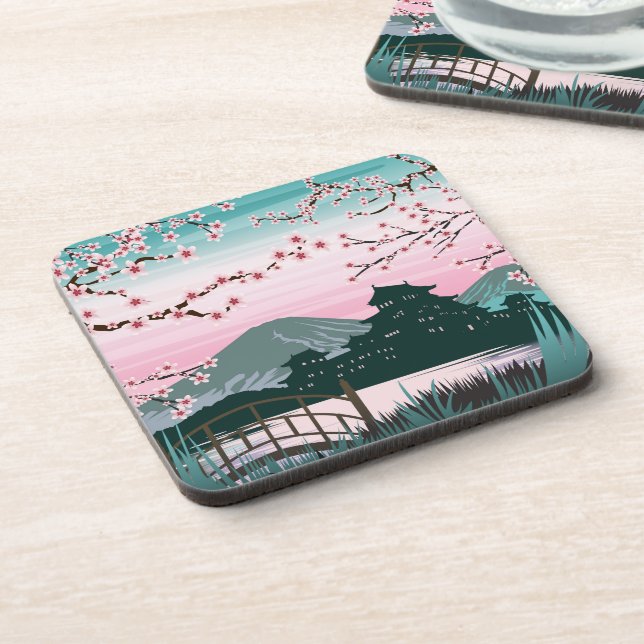 Blossom Getränkeuntersetzer (Linke Seite)