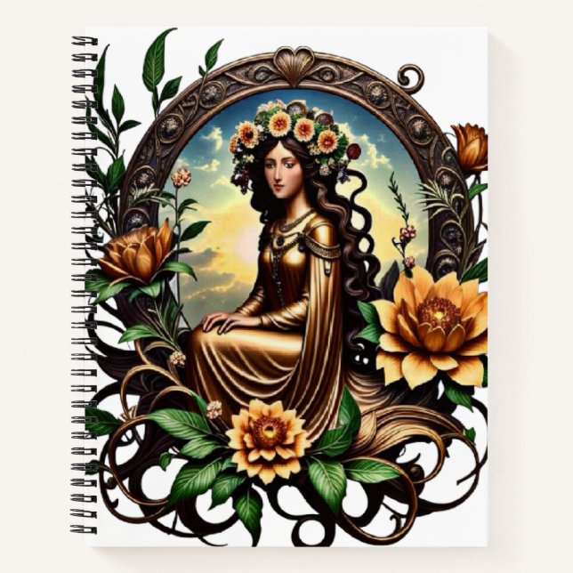 Blossom Girl Notizbuch (Vorderseite)