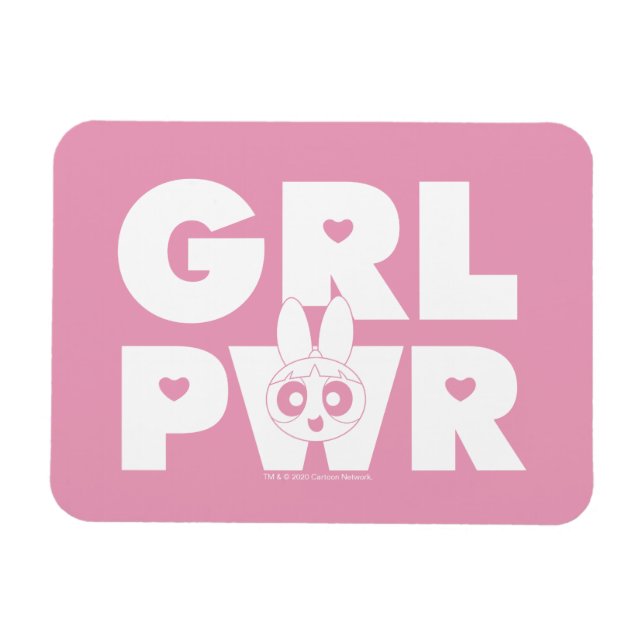 Blossom Girl Power Magnet (Horizontal)