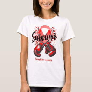 Blossom Hämophilie Krieger Überlebender T-Shirt