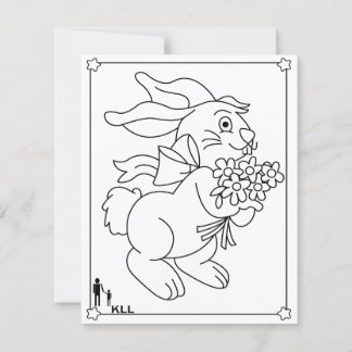 Blossom-Hasen-Farbseiten