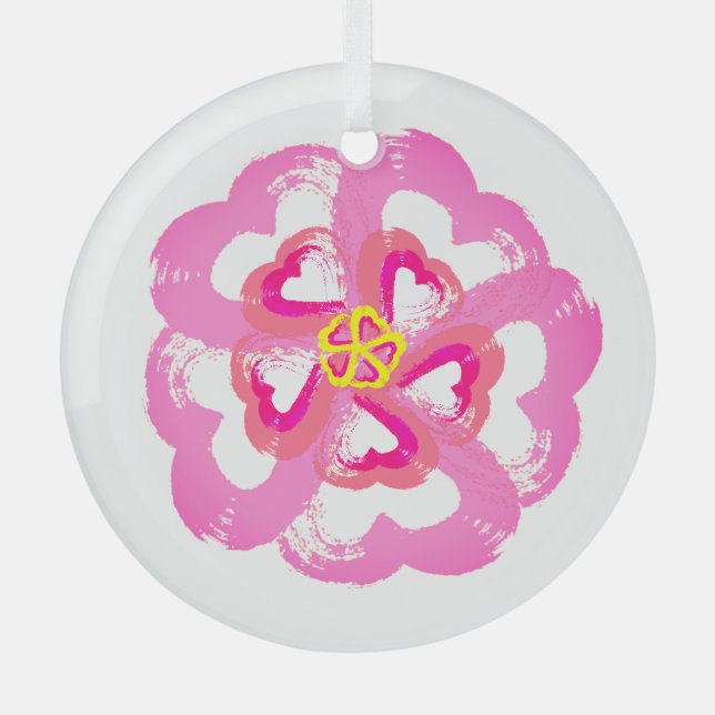 Blossom Heart Ornament (Vorderseite)