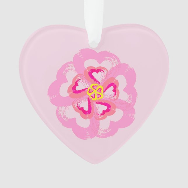 Blossom Heart Ornament (Vorderseite)