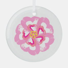 Blossom Hearts Glass Ornament Aus Glas