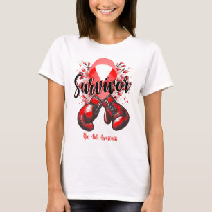 Blossom Hiv Aids Kriegerüberlebende T-Shirt