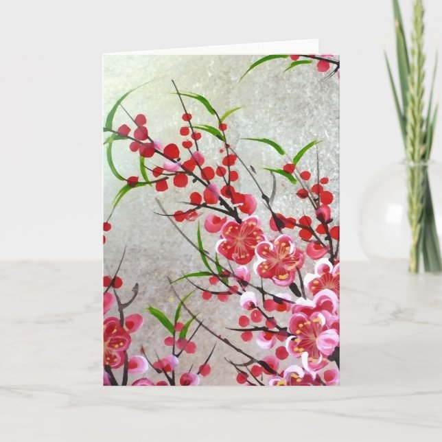 Blossom in Gold Karte (Vorderseite)