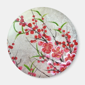 Blossom in Gold Magnet