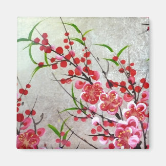 Blossom in Gold Magnet
