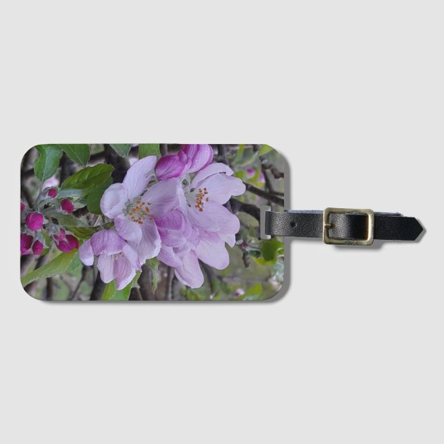 Blossom Journey Luggage Tag Gepäckanhänger (Vorderseite (Horizontal))