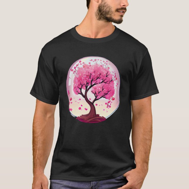 Blossom mit Zuversicht in diesem Kirschblossom Glo T-Shirt (Vorderseite)