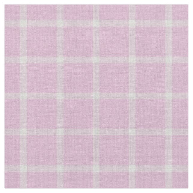 Blossom Pink Karo Stoff (Nahaufnahme)