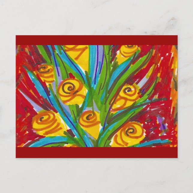 Blossom Postkarte (Vorderseite)