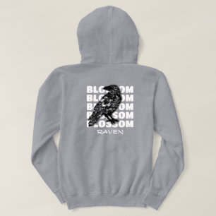 Blossom Raven – Blütenrabe Hoodie