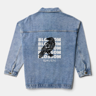 Blossom Raven – Blütenrabe Jeansjacke