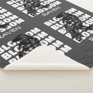 Blossom Raven – Blütenrabe Sherpadecke