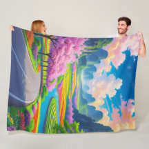 "Blossom Road Dreams - Fantasy Landschaft