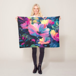 Blossom Rush Spring Blumengarten Fleecedecke