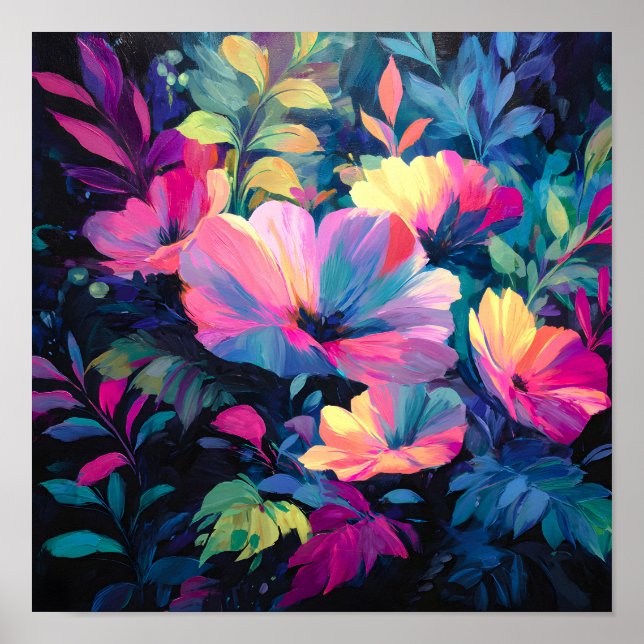 Blossom Rush Spring Blumengarten Poster (Vorne)