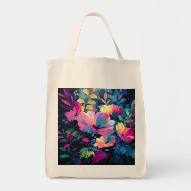 Blossom Rush Spring Blumengarten Tragetasche (Vorne)