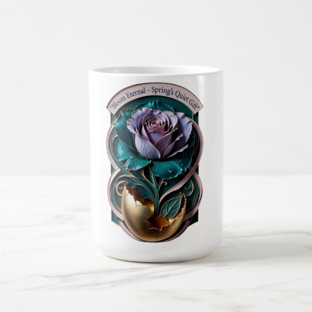 Blossom Season Rose, Wildflower Cottage Gift Kaffeetasse (Mittel)