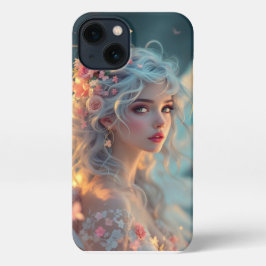 Blossom Seraph - Engel der Frühlingsgraue iPhone 13 Hülle