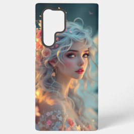 Blossom Seraph - Engel der Frühlingsgraue Samsung Galaxy Hülle