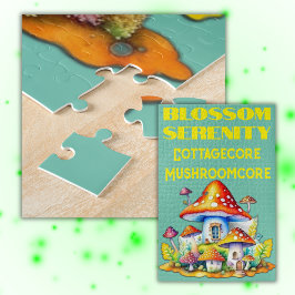 Blossom Serenity Cottagecore Mushroomcore | Puzzle