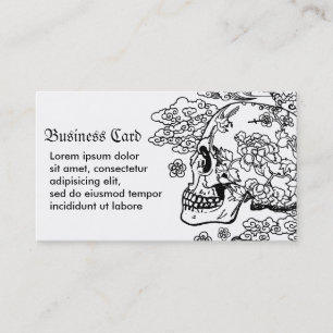 Blossom Skull Visitenkarte