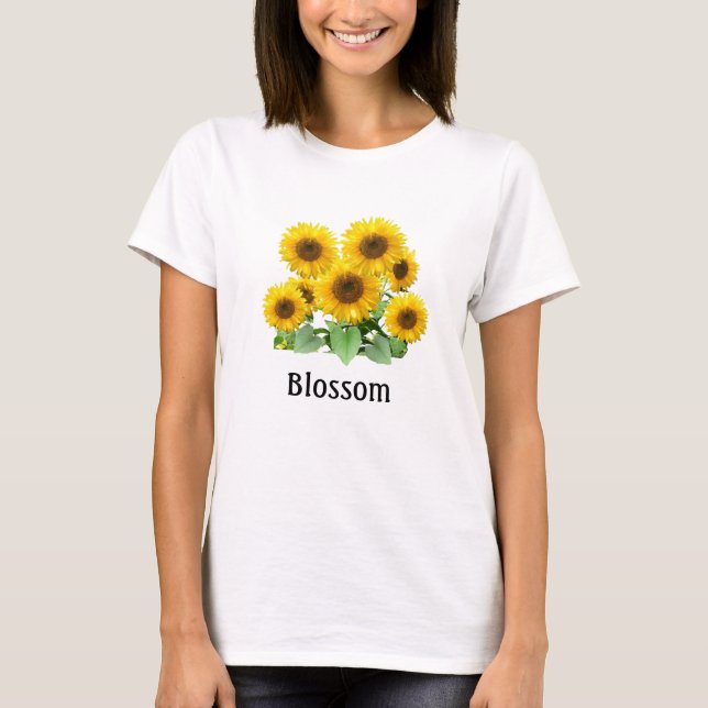 Blossom Sonnenblumen T-Shirt (Vorderseite)