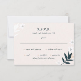 Blossom Sprigs RSVP-Karte RSVP Karte