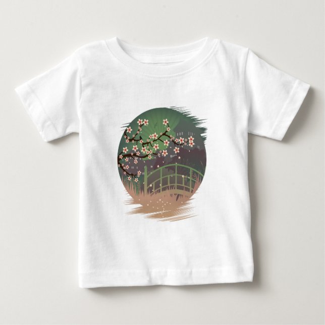 Blossom Sundown Baby T-shirt (Vorderseite)