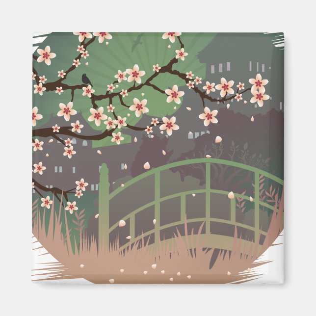 Blossom Sundown Magnet (Vorne)