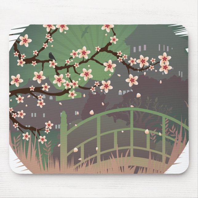 Blossom Sundown Mousepad (Vorne)