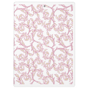 "Blossom Vine" Elegantes florales Muster Schreibwa Klemmbrett