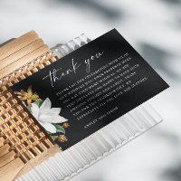 Blossom Vintage Kamelie. Hochzeit mit schwarzem Bl