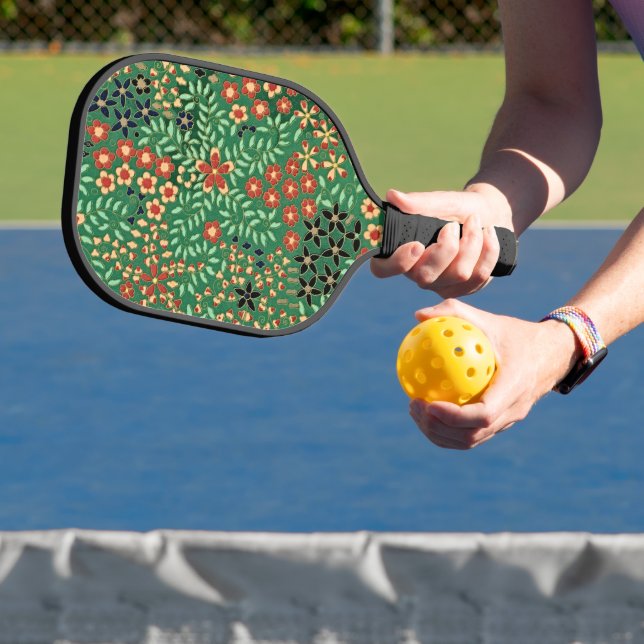 Blossom Your Game with Elegance: Japanisch Blumen Pickleball Schläger (InSitu)