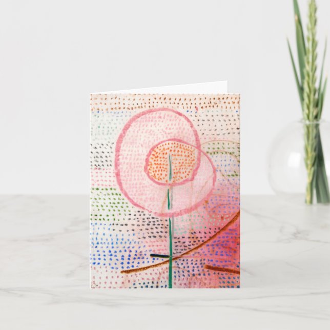 Blossoming 1934 Painting by Paul Klee Karte (Vorderseite)