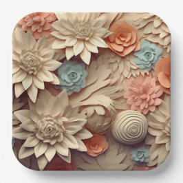 Blossoming Beauty Pappteller