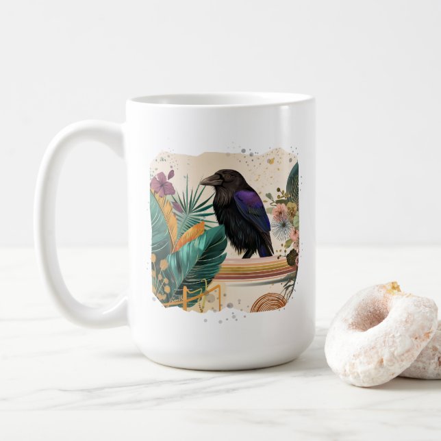 BlossomRaven im Dschungel Kaffeetasse (Mit Donut)