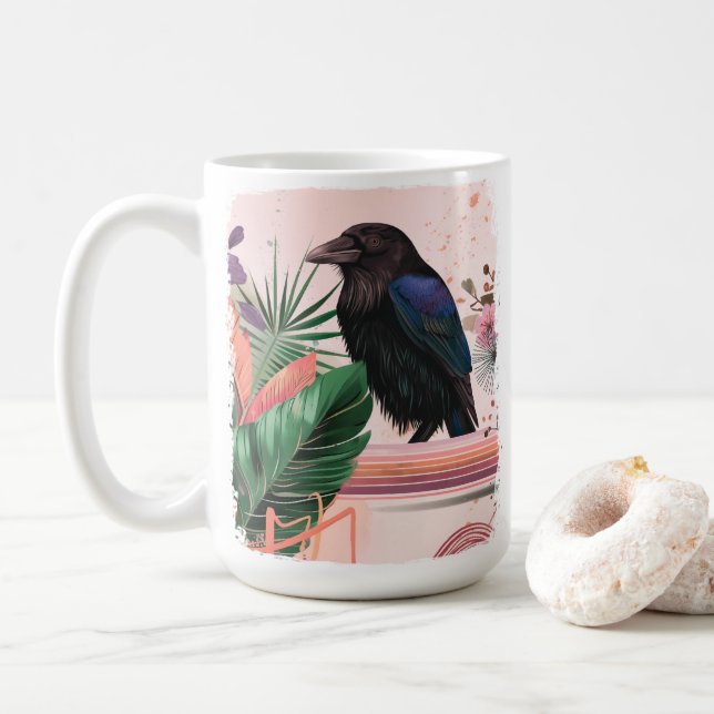 BlossomRaven in Tropical Garden Kaffeetasse (Mit Donut)