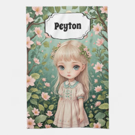 Blossoms Embrace Personalisiert Geschirrtuch