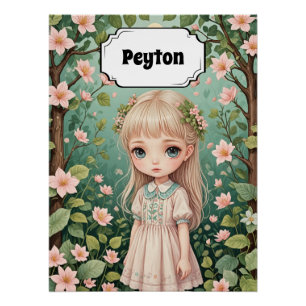 Blossoms Embrace Personalisiert Poster